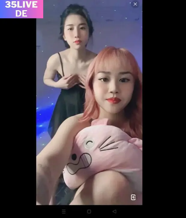 Vy Xinh 35live Cùng Bạn Mặc Đầm Ren Show Hàng Hình 2